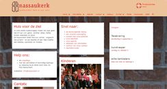 Desktop Screenshot of nassaukerk.nl