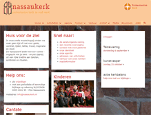 Tablet Screenshot of nassaukerk.nl